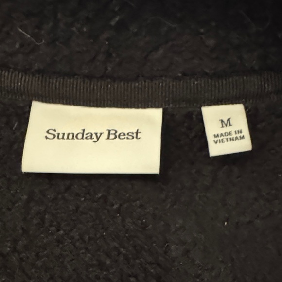 Sunday Best Black Jacket with Blue Trim - Picture 2 of 3